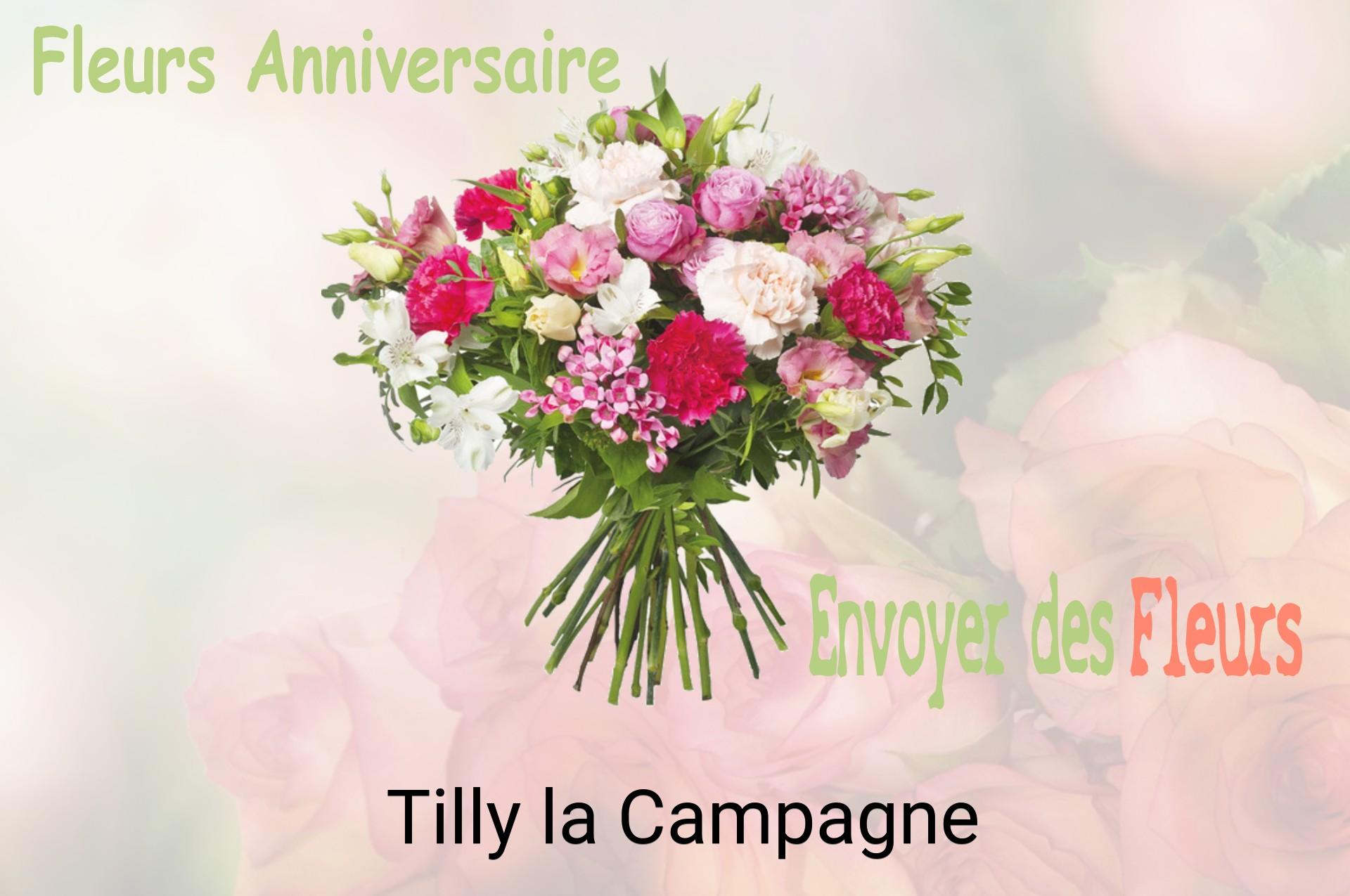 Bouquet de fleurs d’anniversaire livré à Tilly-la-Campagne